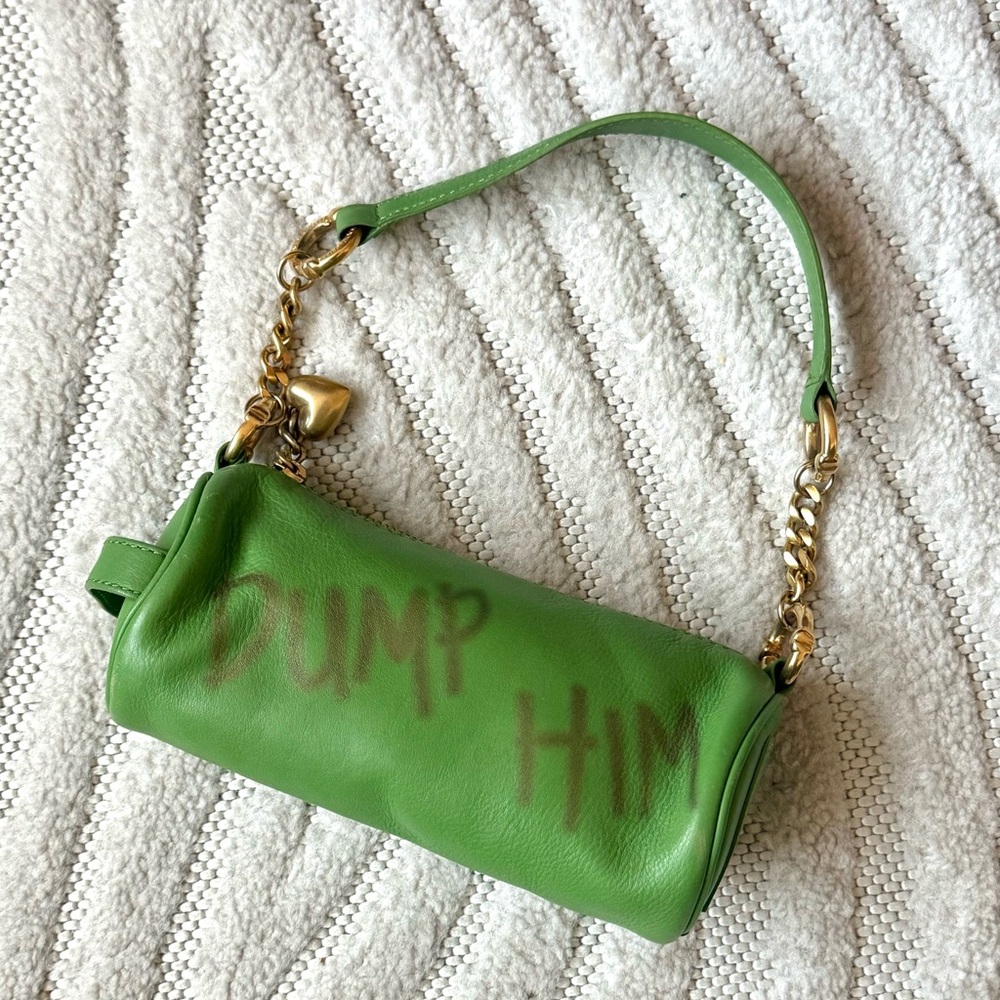 RARE juicy couture dump him barrel bag